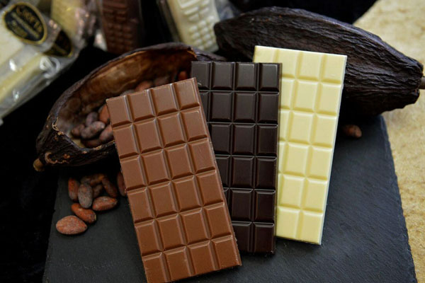 The main types of chocolate