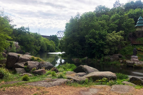 Picturesque views of the park