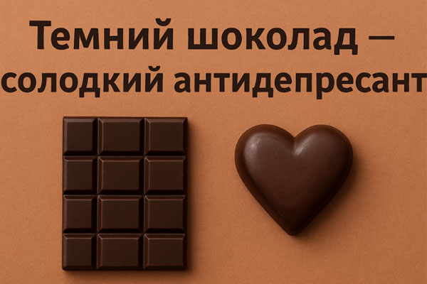 Dark chocolate is a legal antidepressant