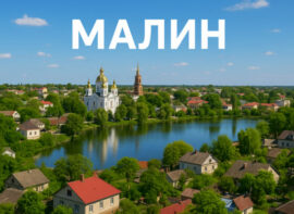 Місто Малин у Житомирській області