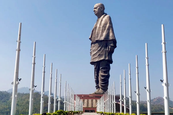 Statue of Unity in India, the tallest statue in the world