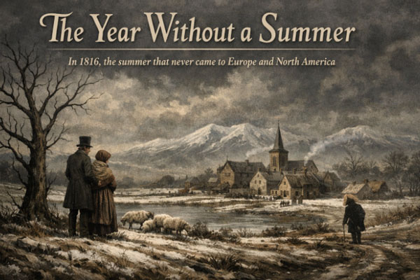 Cataclysm of 1816, The Year Without A Summer
